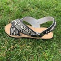 Men's Handmade Embroidered Sandals Huaraches de Hombre Bordado hechos a mano