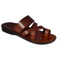 Men's Biblical Jesus Sandals Natural Genuine Leather Handmade From Jerusalem