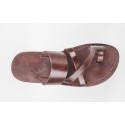 Men's Biblical Jesus Sandals Natural Genuine Leather Handmade From Jerusalem