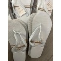 BARGAIN 5 X Pairs Plain flip flops wedding Party bulk Wholesale SECONDS BNWT